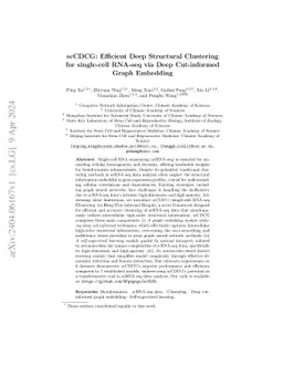 scCDCG: Efficient Deep Structural Clustering for single-cell RNA-seq via Deep Cut-informed Graph Embedding
