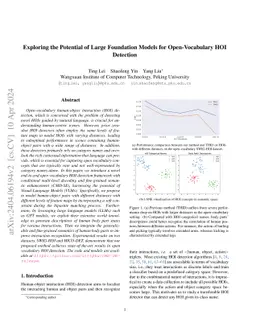 Exploring the Potential of Large Foundation Models for Open-Vocabulary
  HOI Detection