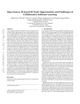 Open-Source AI-based SE Tools: Opportunities and Challenges of
  Collaborative Software Learning