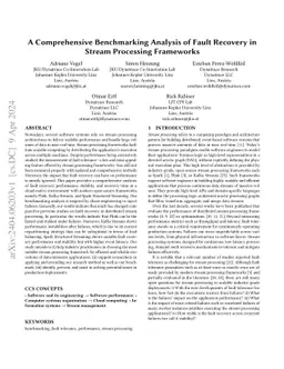 A Comprehensive Benchmarking Analysis of Fault Recovery in Stream
  Processing Frameworks
