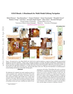 GOAT-Bench: A Benchmark for Multi-Modal Lifelong Navigation