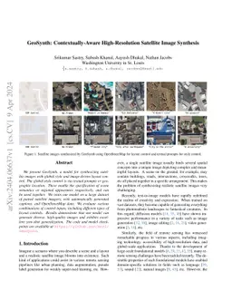 GeoSynth: Contextually-Aware High-Resolution Satellite Image Synthesis