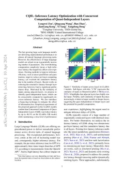 CQIL: Inference Latency Optimization with Concurrent Computation of
  Quasi-Independent Layers