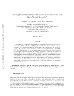 An Efficient Deep Learning Approach for Approximating Parameter-to-Solution Maps of PDEs