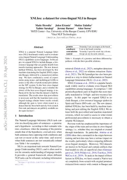 XNLIeu: a dataset for cross-lingual NLI in Basque