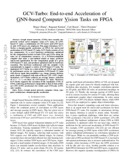 GCV-Turbo: End-to-end Acceleration of GNN-based Computer Vision Tasks on
  FPGA