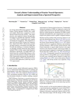 Toward a Better Understanding of Fourier Neural Operators: Analysis and
  Improvement from a Spectral Perspective