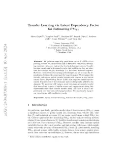 Spatial Transfer Learning for Estimating PM2.5 in Data-poor Regions