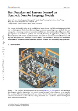 Best Practices and Lessons Learned on Synthetic Data for Language Models