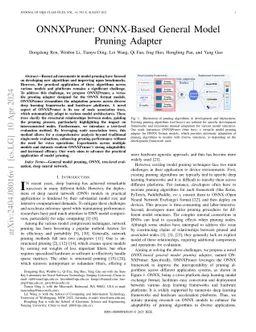 ONNXPruner: ONNX-Based General Model Pruning Adapter