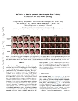 S3Editor: A Sparse Semantic-Disentangled Self-Training Framework for
  Face Video Editing