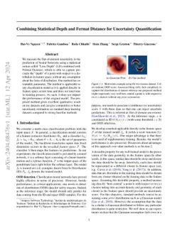 Combining Statistical Depth and Fermat Distance for Uncertainty
  Quantification