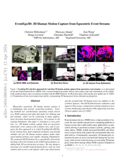 EventEgo3D: 3D Human Motion Capture from Egocentric Event Streams