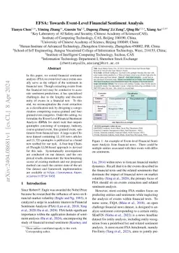 EFSA: Towards Event-Level Financial Sentiment Analysis