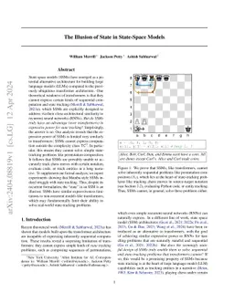 The Illusion of State in State-Space Models