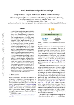 Voice Attribute Editing with Text Prompt