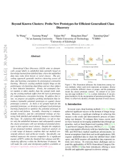Beyond Known Clusters: Probe New Prototypes for Efficient Generalized
  Class Discovery