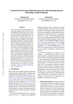 CuriousLLM: Elevating Multi-Document Question Answering with LLM-Enhanced Knowledge Graph Reasoning