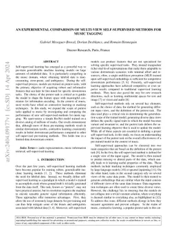 An Experimental Comparison Of Multi-view Self-supervised Methods For
  Music Tagging