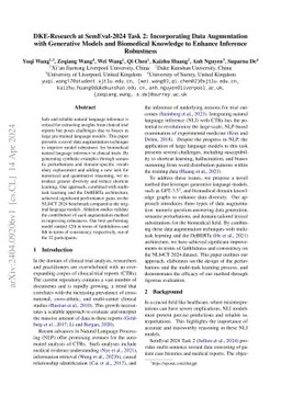 DKE-Research at SemEval-2024 Task 2: Incorporating Data Augmentation
  with Generative Models and Biomedical Knowledge to Enhance Inference
  Robustness