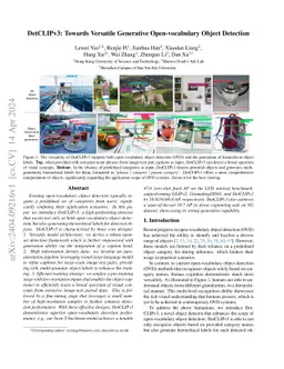 DetCLIPv3: Towards Versatile Generative Open-vocabulary Object Detection