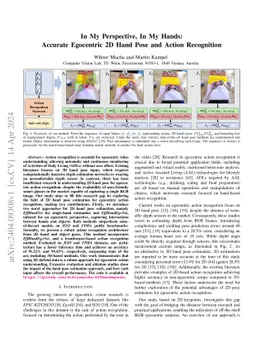 In My Perspective, In My Hands: Accurate Egocentric 2D Hand Pose and
  Action Recognition