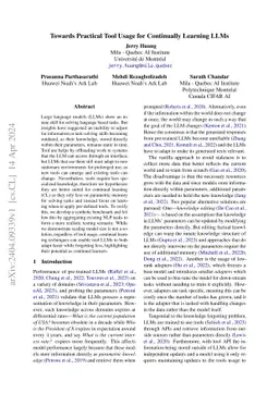 Towards Practical Tool Usage for Continually Learning LLMs