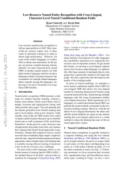 Low-Resource Named Entity Recognition with Cross-Lingual,
  Character-Level Neural Conditional Random Fields