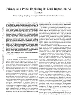 Privacy at a Price: Exploring its Dual Impact on AI Fairness