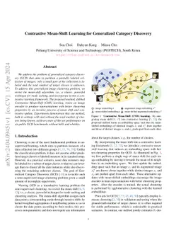 Contrastive Mean-Shift Learning for Generalized Category Discovery