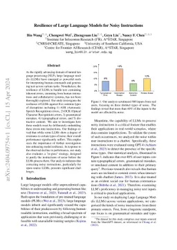 Resilience of Large Language Models for Noisy Instructions