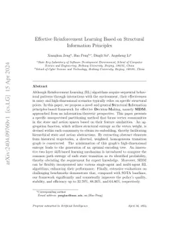 Hierarchical Decision Making Based on Structural Information Principles