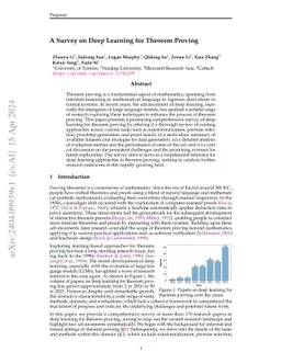 A Survey on Deep Learning for Theorem Proving