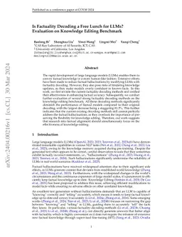 Is Factuality Decoding a Free Lunch for LLMs? Evaluation on Knowledge
  Editing Benchmark