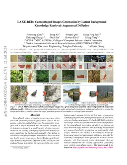 LAKE-RED: Camouflaged Images Generation by Latent Background Knowledge
  Retrieval-Augmented Diffusion