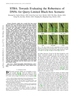 STBA: Towards Evaluating the Robustness of DNNs for Query-Limited
  Black-box Scenario