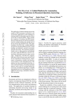 DOCMASTER: A Unified Platform for Annotation, Training, & Inference in
  Document Question-Answering