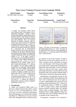 Noise-Aware Training of Layout-Aware Language Models