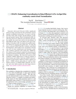 CHAIN: Enhancing Generalization in Data-Efficient GANs via lipsCHitz
  continuity constrAIned Normalization