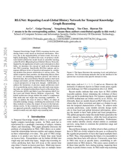 RLGNet: Repeating-Local-Global History Network for Temporal Knowledge
  Graph Reasoning