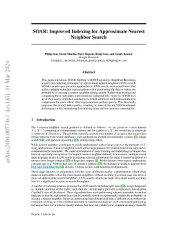 SOAR: Improved Indexing for Approximate Nearest Neighbor Search