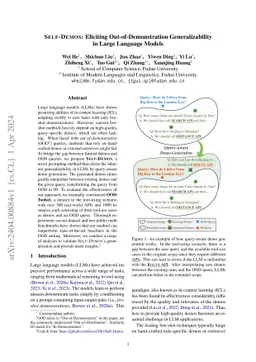 Self-Demos: Eliciting Out-of-Demonstration Generalizability in Large
  Language Models