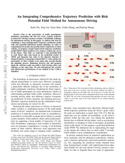 An Integrating Comprehensive Trajectory Prediction with Risk Potential
  Field Method for Autonomous Driving