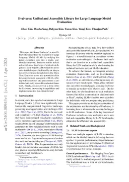 Evalverse: Unified and Accessible Library for Large Language Model
  Evaluation