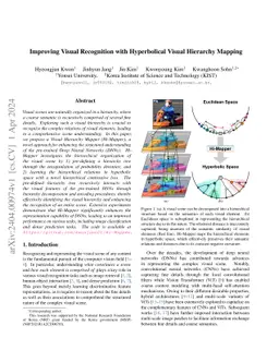 Improving Visual Recognition with Hyperbolical Visual Hierarchy Mapping