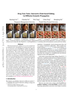 Drag Your Noise: Interactive Point-based Editing via Diffusion Semantic
  Propagation