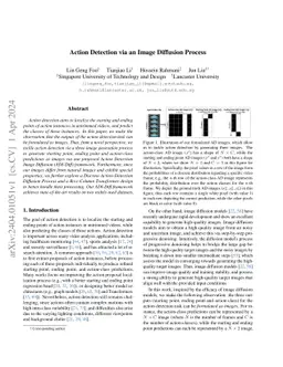 Action Detection via an Image Diffusion Process