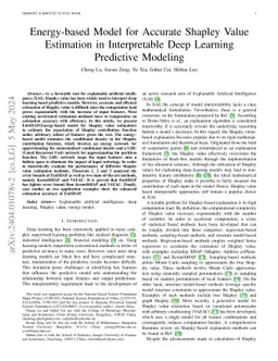 Energy-Based Model for Accurate Estimation of Shapley Values in Feature Attribution