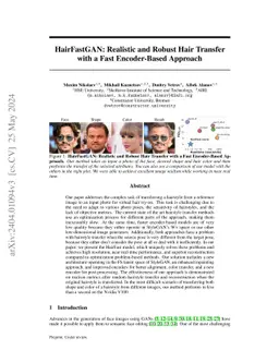 HairFastGAN: Realistic and Robust Hair Transfer with a Fast
  Encoder-Based Approach