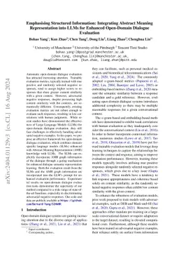 Emphasising Structured Information: Integrating Abstract Meaning Representation into LLMs for Enhanced Open-Domain Dialogue Evaluation